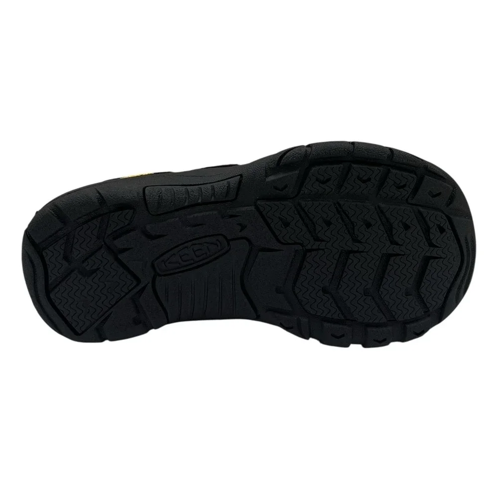 KEEN Youth Big Boys Girls Newport Suede Cozy Shoes Size 1 Black Slip-on Bungee